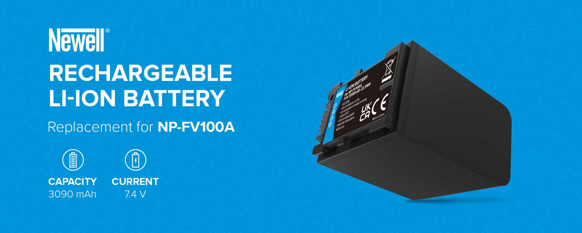 Akumulator Newell zamiennik NP-FV100A do Sony